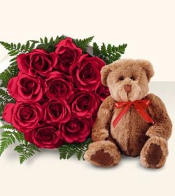 9 adet g�l ve oyuncak 