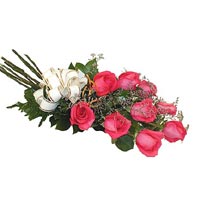 9 adet pembe renkte g�l   Ulus Ankara �i�ek ma�azas� , �i�ek�i adresleri 
