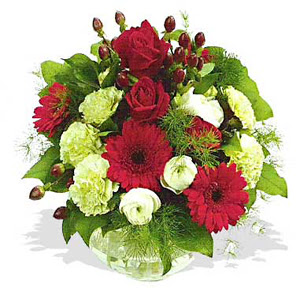 karanfil gerbera ve g�ller - d�s�nenelere �zel - 