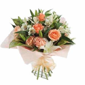  karisik buket tanzimi demeti - anneler g�n� �i�ek buketi -