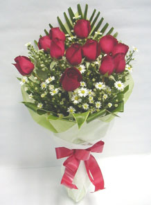 12 adet g�l ve kir �i�ekleri  
