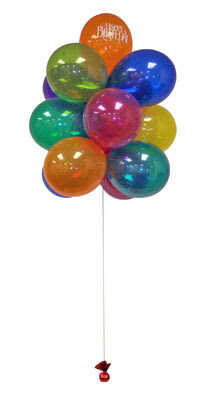  Sevdiklerinize 17 adet u�an balon demeti yollayin.