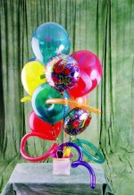  Ulus Ankara �i�ek , �i�ek�i , �i�ek�ilik  karisik g�r�nt�de renkli u�an balon buketi