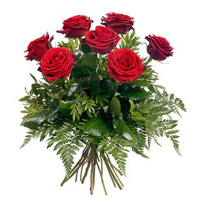  Ulus Ankara kaliteli taze ve ucuz �i�ekler  7 adet k�rm�z� g�lden buket