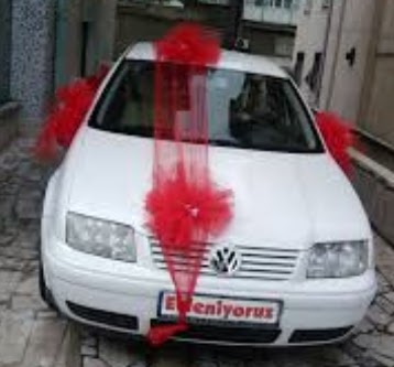  �i�eksiz gelin arabas� s�slemesi