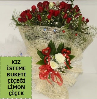 27 adet k�rm�z� g�lden k�z isteme buketi 