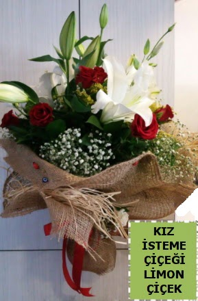 3 dal kazablanka 13 adet k�rm�z� g�l 