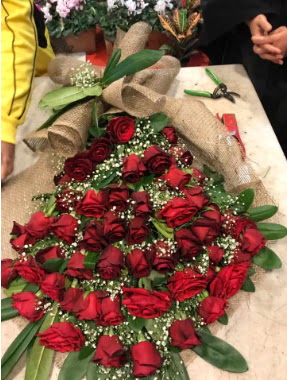K�z isteme 41 adet g�l ni�an �i�e�i  