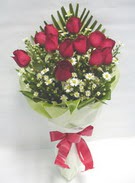 12 adet g�l ve kir �i�ekleri  