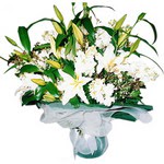  Ulus Ankara 14 �ubat sevgililer g�n� �i�ek  Kazablanka ve gerbera demeti