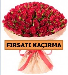 SON 1 GÜN İTHAL BÜYÜKBAŞ GÜL 101 ADET  Ulus Ankara hediye sevgilime hediye çiçek  