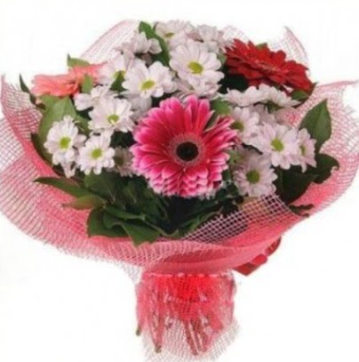 Gerbera ve k�r �i�ekleri buketi  Ulus Ankara �i�ek servisi , �i�ek�i adresleri 