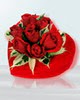  Ulus Ankara çiçek yolla , çiçek gönder , çiçekçi   Kalp kutuda 9 adet Güller 